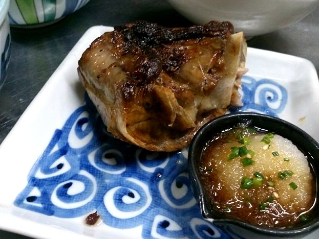マグロカマ焼き